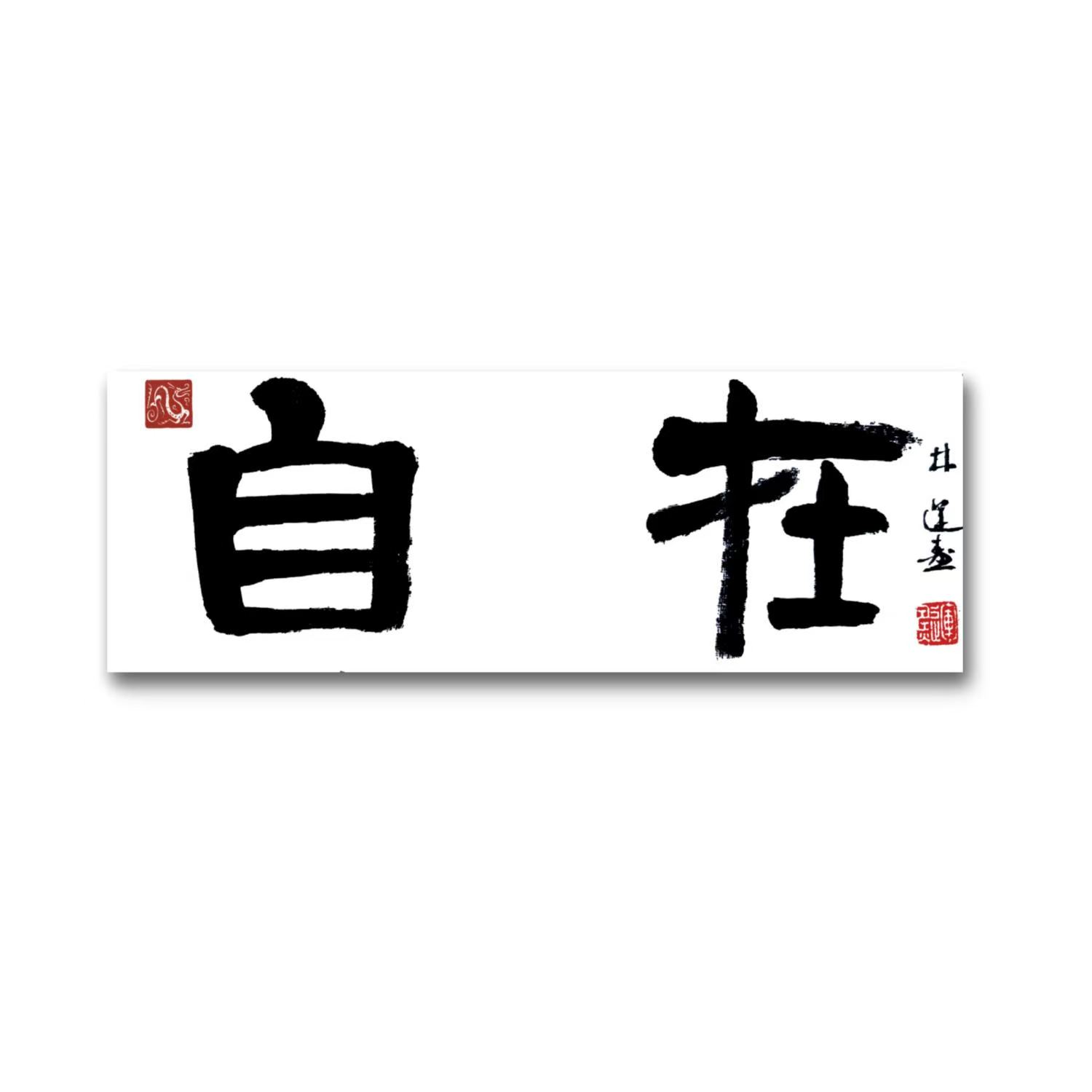林运焘能量书法自在书法作品