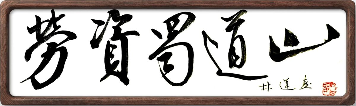 林运焘能量书法作品《福》