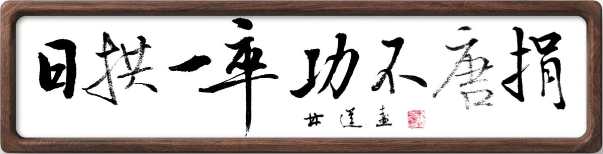林运焘能量书法作品《发》